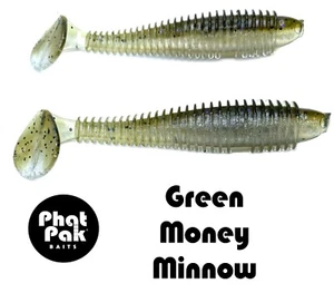 Señuelo de pesca para lubina de plástico suave estilo Keitech con cebo de baño cola de remo estilo Keitech 20 3,8 - Imagen 1 de 37