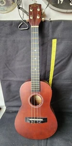 Excel Walnut Ukulele With Travel Case Great Shape NEW Shape Hardly Played - Picture 1 of 8