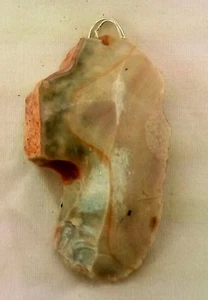 Anhänger mit Original Stein aus der Steinzeit 10-40 TYO Unikat. Siehe Erklärung - Bild 1 von 8