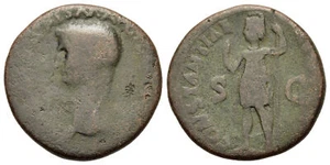 Roman Bronze As - Rome 41-54 AD - Claudius - Constantia - Picture 1 of 4