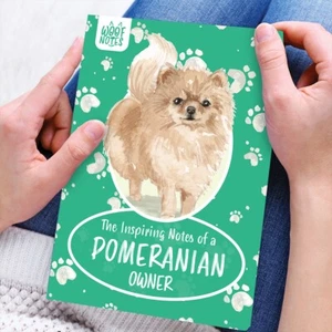 Pomeranian A5 Hardback Notebook Gift/Present Dog - Picture 1 of 6