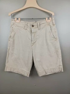 American Eagle Outfitters Khaki Classic Fit Bermuda Shorts Mens Size 28 Stretch - Picture 1 of 10