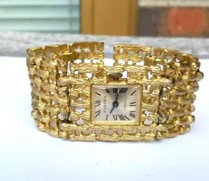 Vintage Parker retro gold tone wind up watch Gorgeous! - Picture 1 of 5