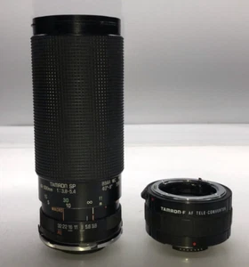 Tamron SP 60-300mm 1:3.8-5.4Zoom Lens &Tamron-F 2x N-AFd BBAR MC7 Tele-Converter - Picture 1 of 7