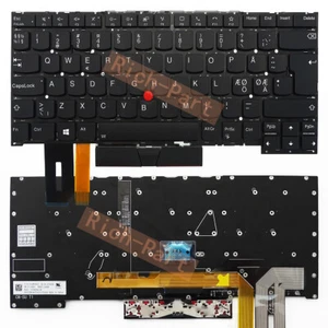 Nordic Backlit W/Trackpoint Keyboard for Lenovo Thinkpad T14s Gen1/P1 Gen3 - Picture 1 of 5