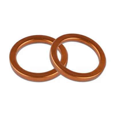 2PCS Muffler Gaskets Pipe Gaskets For Honda CA160 CA175 CB125S CB175 CB160 CB500 - Image 1 of 4