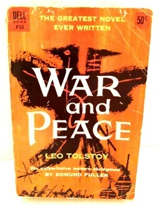 War and Peace, Leo Tolstoy, Dell PB, F53 Abridged By Edmund Fuller - Picture 1 of 9