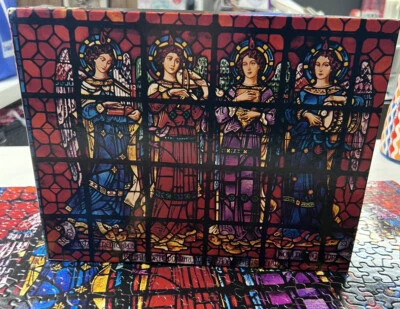 Vintage 1980’s Springbok Jigsaw Puzzle HEAVENLY GLASS 500 pcs Completed 1 time! - Image 1 of 4