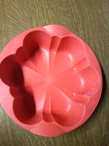 Tupperware 2 x Silikon Backform Blüte rund  22,5 cm, Obstbodenform 29 cm - Bild 1 von 8