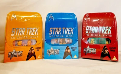 Star Trek The Original Series Seasons 1-3 Capsule DVD Box Sets Sealed PG - Image 1 of 4