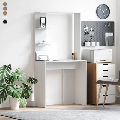 Schreibtisch Computertisch mit Regalen Minimalistisch Bürotisch Arbeitstisch Neu - Bild 1 von 4