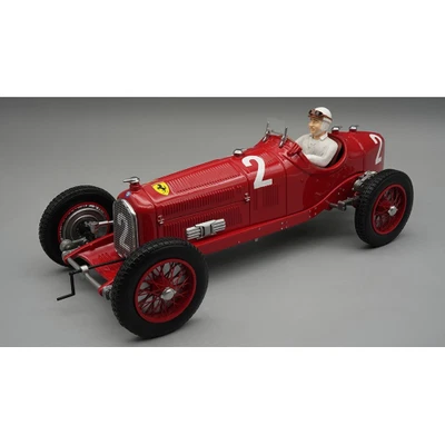 ALFA ROMEO P3 TIPO B N.2 WINNER GERMAN GP 1932 R.CARACCIOLA WITH DRIVER 1:18 Tec - Immagine 1 di 2