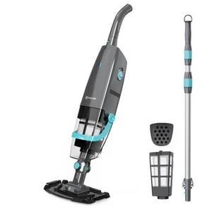 Cordless Handheld Pool Vacuum, Rechargeable Pool Cleaner with 16 Gal/Min Suct... - Picture 1 of 9