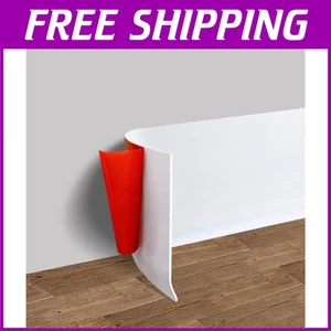 Vinyl Wall Base Molding Trim 4" Peel and Stick White - Picture 1 of 8