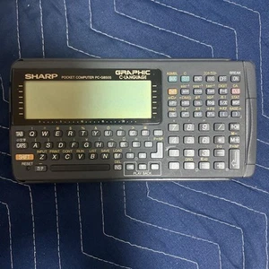 SHARP PC-G850S Pocket Computer Vintage Untested - Picture 1 of 9