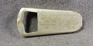 1930s General Paint Company Bottle Opener Dallas Texas Denver Colorado Oklahoma - Picture 1 of 17