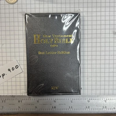Mini Pocket Holy Bible New Testament King James Version Red Letter KJV Prayer - Image 1 of 4