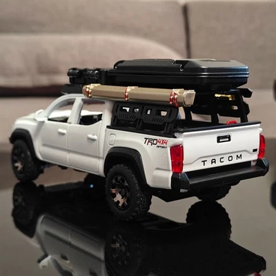 1:32 Toyota Tacoma TRD Off-Road Pickup Diecast Model Car Sound Light Toy Truck - Image 1 of 4