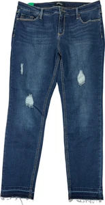 Buffalo Damen dunkle Waschung Jess Distressed Skinny Jeans - 12/32 - Bild 1 von 6