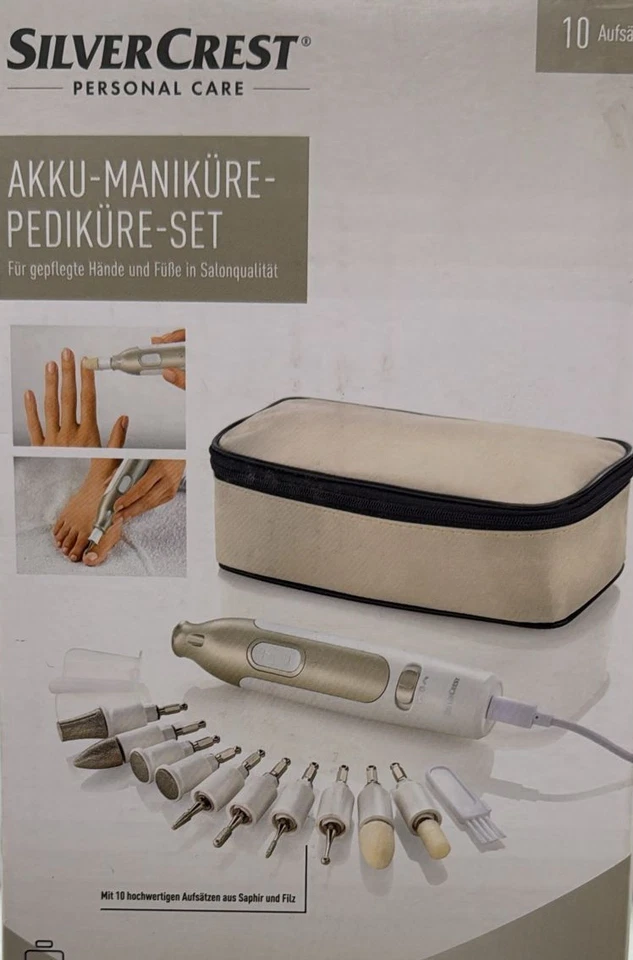Silvercrest Akku-Manikür-Pedikür-Set SMPSA 3.7