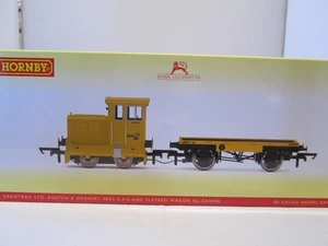 Hornby R3835 Grantrail Ltd Rushton & Hornsby Locomotive & Flatbed DCC Ready - Picture 1 of 2