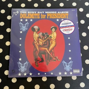 Rudy Ray Moore - Dolemite for President NEW Sealed LP w Trumps A Chump Hype - Picture 1 of 5