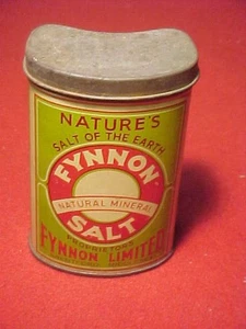 VINTAGE NIERENFÖRMIGE MINERALSALZDOSE ~ FYNNON SALZ ~ NACHLASSARTIKEL - Bild 1 von 11