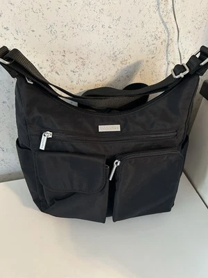 Baggallini Black Nylon Crossbody Shoulder Bag - Image 1 of 4