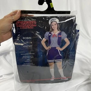 New Stranger Things Robin Adult S/M 3 piece Costume Set NIP - Picture 1 of 4