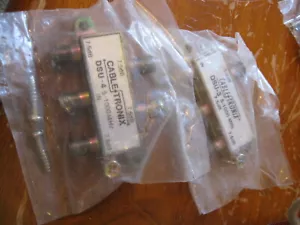 NEW Cable Tronix TV Antenna 3-Way & 4-Way Splitter / 5-1000 MHz / 7.5dB / DSU-4 - Picture 1 of 3