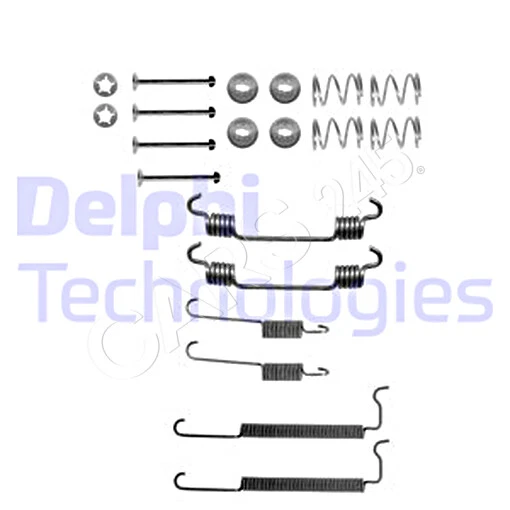 Kit de accesorios de zapatas de freno DELPHI para furgoneta OPEL VAUXHALL DAEWOO CHEVROLET 88-11 Foto 1 de 1