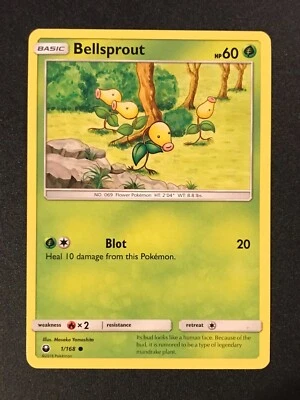 Bellsprout 001/168 | Common | Sun and Moon: Celestial Storm - Image 1 of 3