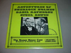 SHERLOCK HOLMES LP Radio Broadcast - Manor House Case / Great Gandolfo - Picture 1 of 1