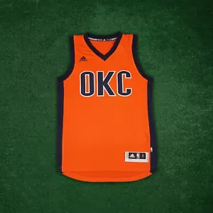 Oklahoma City Thunder NBA Adidas Orange Men's Swingman Jersey - Picture 1 of 5