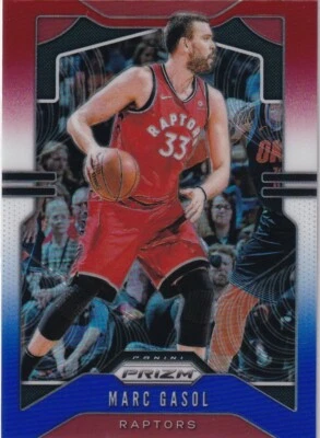 2019-20 PRIZMS RED WHITE BLUE MARC GASOL TORONTO RAPTORS PRIZM PARALLELS - E784 Foto 1 de 2