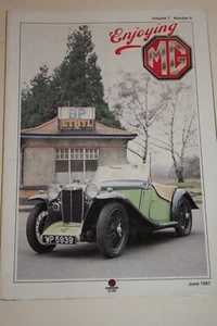 MG Car Magazine June 1987 Vol 7 No 6 1934 MG Roadster P Type Midget - Picture 1 of 8