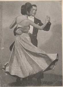 Q3 - Biglietto da Visita Scuola Danze Carenni - Milano - Anni 60 - Bild 1 von 2