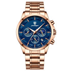 Men's Quartz Watch Wrist Watch Chronograph Stainless Steel Luminous Waterproof