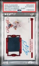 PSA Authentic 2022 Panini Flawless Wander Franco Ruby RC RPA #’d 19/20