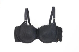 Savage x Fenty Balconette Bra 40DDD New Plus Size Women Black Lace Underwire - Picture 1 of 10