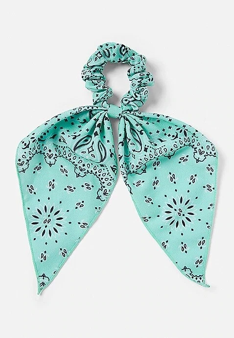 Bandana verde menta Justice Justice para niñas moño crujiente accesorio para el cabello NUEVO Foto 1 de 1