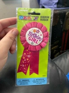 Birthday Girl Award Ribbon 1ct. New!!! - Picture 1 of 2