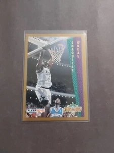 92-93 Fleer Shaquille O'neal Rookie Rc Slam Dunk #298 Magic Lakers Heat Shaq - Picture 1 of 2
