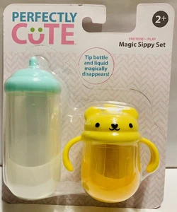 Magic Sippy Cup Set ~Pretend Play Feed Baby Doll ~ Baby Doll Accessory ~ 2 yrs + - Picture 1 of 2
