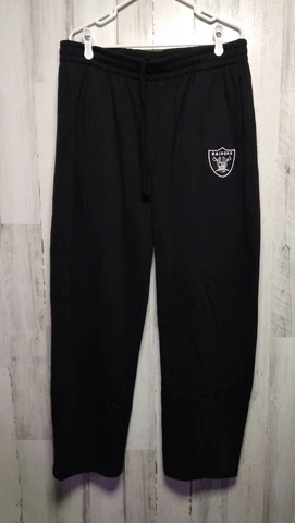 NFL PRO LINE FANATICS OAKLAND RAIDERS Lounge Pants black sz 2XL PJs Sleepwear Cover