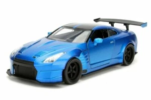 JADA FAST & FURIOUS 2009 NISSAN SKYLINE GT-R R35 BEN SOPRA BLUE 1:24 NEW NO BOX - Picture 1 of 5