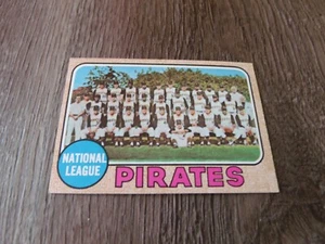 Tarjeta de béisbol #1 vintage 1967 Topps National League Pittsburgh Pirates - Imagen 1 de 2