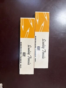 2 dozzine vintage NOS Eberhard Faber calendula 240 n. # 2 Matite Nuove Con Scatola 24 Ct - Foto 1 di 7