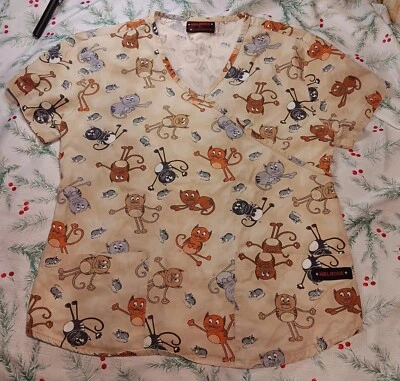 $$ drop$$ Melrose by MAY HILL UNIFORMS SCRUB top. Size - Image 1 of 4