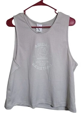 adidas Top Women S select jersey tank basketball workout Athleisure Gym hz9922  - Image 1 of 4